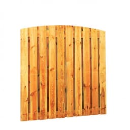 Geschaafd plankenscherm grenen 15 mm 179x164/179 cm verticaal toog (18 pl) 1