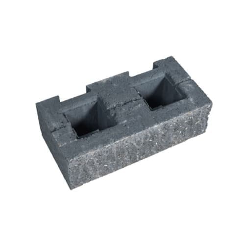 Stackton G-blok 1 zijde gesplit zwart 400x200x125 (118)