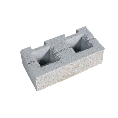 Stackton G-blok 2 zijde gesplit (R) zilvergrijs 400x200x125 (701)