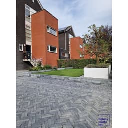 Stonique trommel waalformaat 20x5x7 cm grijs/zwart 6