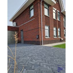 Stonique trommel waalformaat 20x5x7 cm antraciet 7