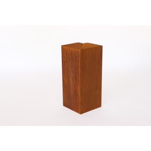 Stalen Overzetstuk muurelement hoek 20/20x30x15,8 cm Corten