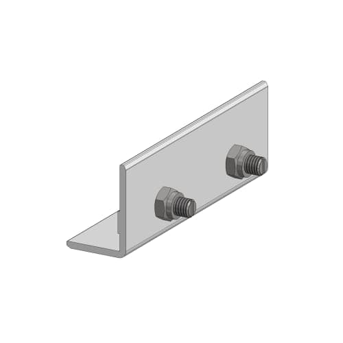 Aluminium koppelstuk tbv balk 40x40 mm midden