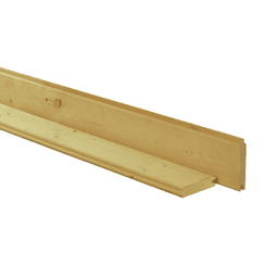 Scandinavisch vuren geschaafd blokhutprofiel 2,8x14,5x420 cm groen 2